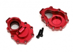 Traxxas Portal housings, inner (rear), 6061-T6 aluminum (red-anodized) (2)