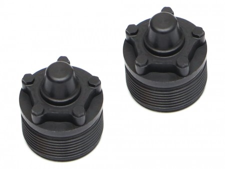 Boom Racing Spectre Scale Center Wheel Hub Cap (2) (XT5 Series) Black