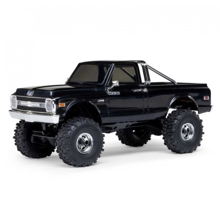Axial 1/30 SCX30 Chevrolet K10 4X4 RTR Brushed Rock Crawler (Battery and Charger Included), Black