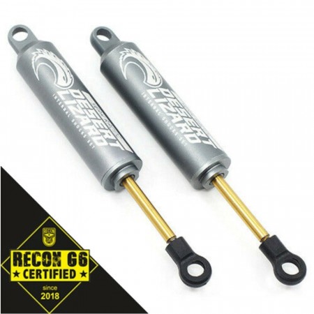 Yeah Racing 90mm Desert Lizard Two Stage Internal Spring Damper Pair Gun Metal For 1/10 Crawler 'G6 Certified' (2)