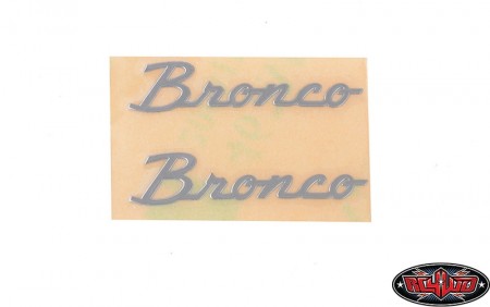 CChand Body Decals for Traxxas TRX-4 2021 Ford Bronco (Silver)