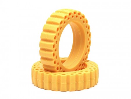 Boom Racing Rock Monster YELLOW Silicone Tire Insert 3.31inx0.79in (84x20mm) for 1.9in Mud Terrain Trophy BR-T29A (2)