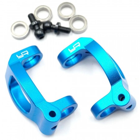 Yeah Racing Aluminum C-Hub Set For Tamiya M07 Blue