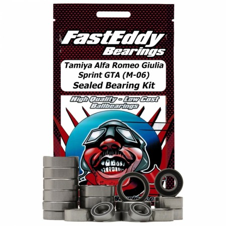 Fast Eddy kulelager Tamiya Alfa Romeo Giulia Sprint GTA (M-06) Sealed Bearing Kit