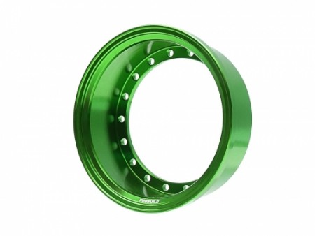 Boom Racing ProBuild™ 1.9in Alum 15mm Solid Wheel Barrel (1) Green