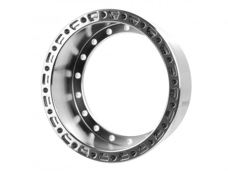 Boom Racing ProBuild™ 1.9in Alum 15mm Notched Wheel Barrel (1) Chrome