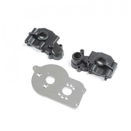 Losi Transmission Case and Motor Plate: Mini-T 2.0, Mini-B