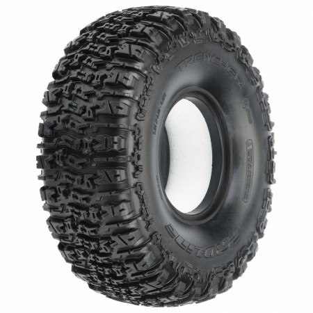 Pro-Line Racing Trencher G8 1.9in Rock Terrain Truck Tires for Front or Rear 1.9in Crawler - 4.75in/120mm OD (2)