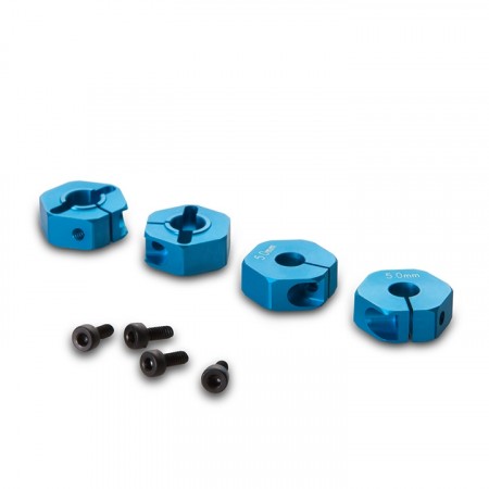 Gmade Clamp Type Aluminum 12mm Wheel Hub (4) (5mm Thick)