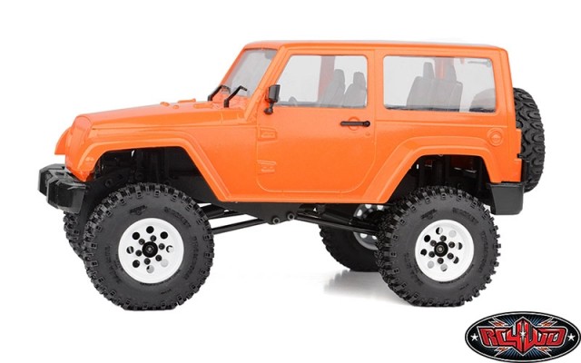 Shown installed on RC4WD 1/18 Gelande II RTR w/ Black Rock Body Set (Orange) (Z-RTR0048) with RC4WD Stamped Steel 1.0