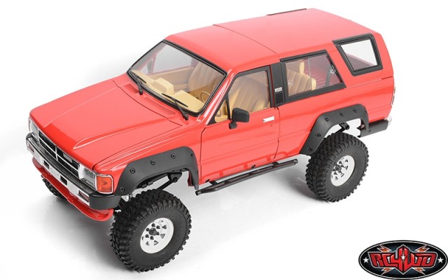 Shown installed with RC4WD 1985 Toyota 4Runner Hard Body Complete Set (Z-B0167) (Shown painted Red) on RC4WD Trail Finder 2 Truck Kit (Z-K0054) for example (Not Included)