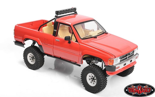Shown installed on RC4WD Trail Finder 2 Truck Kit (Z-K0054) with RC4WD 1985 Toyota 4Runner Hard Body (Z-B0167) and RC4WD KC HiLiTES 1/10 C Series High Performance LED Light Bar (Z-E0059) for example (Not Included)