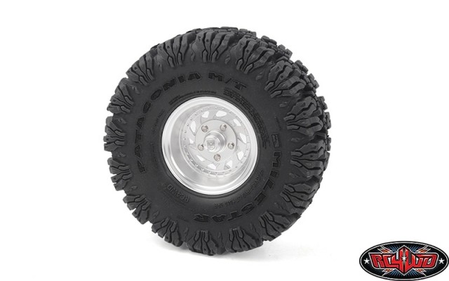 Shown installed with RC4WD Milestar Patagonia M/T 1.9