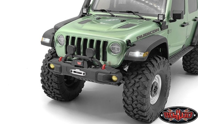 Shown installed on Axial 1/10 SCX10 III Jeep JLU Wrangler (not included)