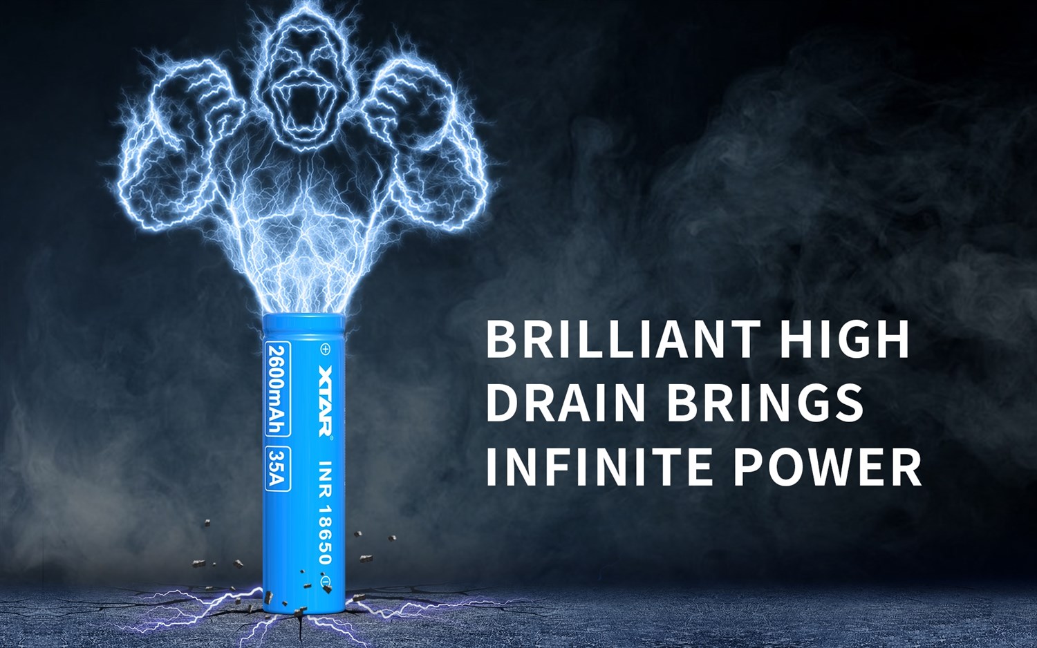 XTAR 18650 2600mAh 30A Li-Ion