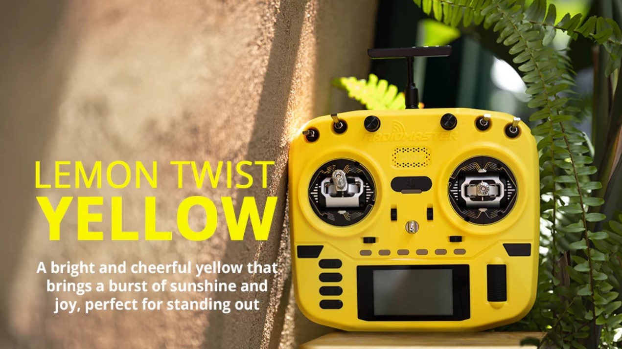 Radiomaster Boxer 16ch ELRS LBT AG01 Yellow