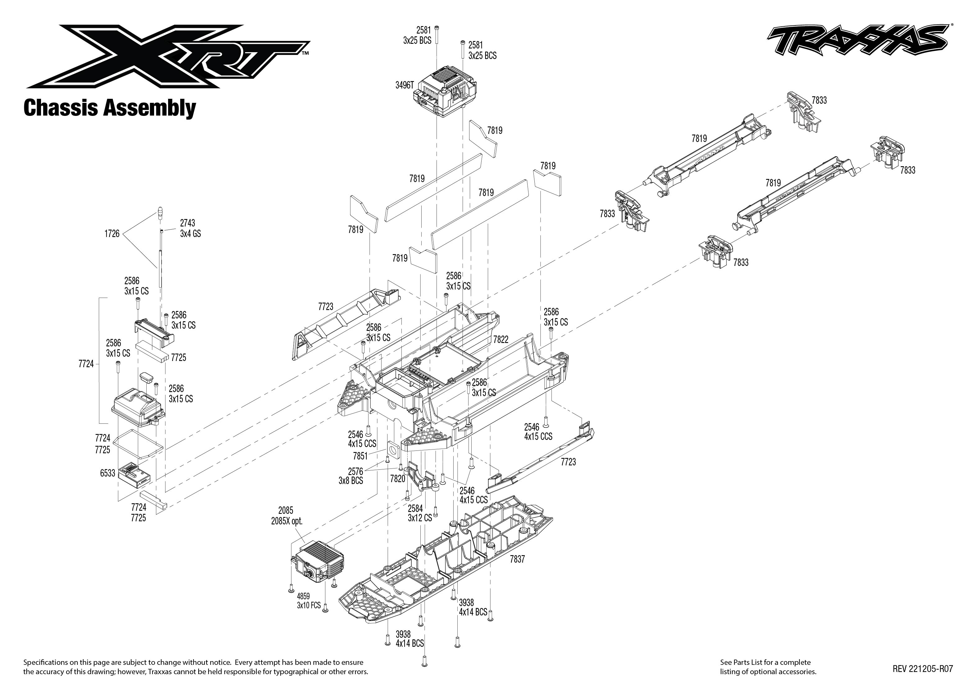 Chassis Assembly Exploded View
