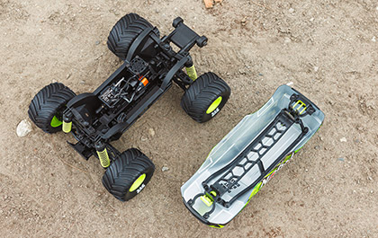 CLIP-FREE BODY ATTACHMENT for the ARRMA GORGON GROM 4X4 RTR RC Monster Truck