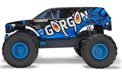 MONSTER TRUCK WHEELS & TIRES for the ARRMA 1/10 Gorgon RC Monster Truck