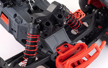 ADJUSTABLE SUSPENSION for the 1/10 QUAKE 223S DSC RTR Brushless RC Monster Truck